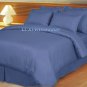 1000TC EGYPTIAN COTTON ROYAL BLUE STRIPE DOUBLE BED SHEET SET
