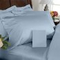 1000TC EGYPTIAN COTTON FRENCH BLUE SINGLE BED SHEET SET