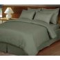 1000TC EGYPTIAN COTTON OLIVE STRIPE SINGLE BED SHEET SET