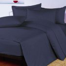1000TC EGYPTIAN COTTON NAVY BLUE SUPER KING BED SHEET SET