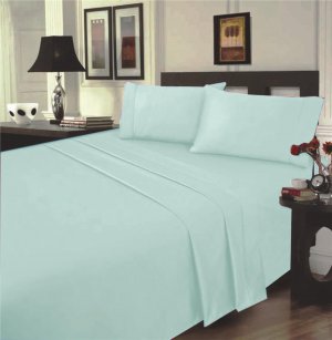 1000TC EGYPTIAN COTTON MINT SUPER KING BED SHEET SET