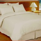 1000TC EGYPTIAN COTTON CREAM STRIPE SUPER KING BED SHEET SET