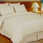 1000TC EGYPTIAN COTTON IVORY STRIPE SUPER KING BED SHEET SET