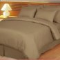 1000TC EGYPTIAN COTTON MOCHA GREY STRIPE SUPER KING BED SHEET SET