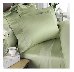1000TC EGYPTIAN COTTON SAGE KING DUVET QUILT COVER SET