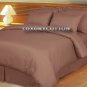 1000TC EGYPTIAN COTTON SALMON STRIPE KING DUVET QUILT COVER SET