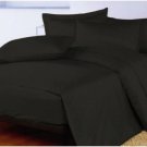 1000TC EGYPTIAN COTTON BLACK KING DUVET QUILT COVER SET