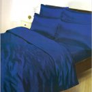 1000TC EGYPTIAN COTTON MIDNIGHT BLUE DOUBLE DUVET QUILT COVER SET
