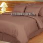 1000TC EGYPTIAN COTTON SALMON STRIPE DOUBLE DUVET QUILT COVER SET