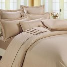 1000TC EGYPTIAN COTTON MOCHA SINGLE DUVET QUILT COVER SET