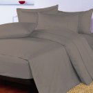 1000TC EGYPTIAN COTTON SILVER GREY QUEEN DUVET QUILT COVER SET