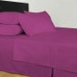 1000TC EGYPTIAN COTTON FUSCHIA QUEEN DUVET QUILT COVER SET