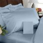 1000TC EGYPTIAN COTTON FRENCE BLUE QUEEN DUVET QUILT COVER SET
