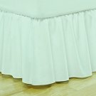 1000TC EGYPTIAN COTTON MINT PLATFORM VALANCE QUEEN SHEET