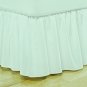 1000TC EGYPTIAN COTTON MINT PLATFORM VALANCE QUEEN SHEET