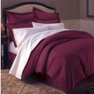 1000TC EGYPTIAN COTTON MARLET STRIPE PLATFORM VALANCE QUEEN SHEET