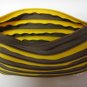 Yellow and Brown Zipper Bag Handbag Purse