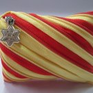 Red and Yellow Zipper Coin Purses / Wallets