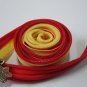 Red and Yellow Zipper Coin Purses / Wallets