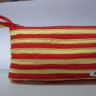 Red and Yellow Zipper Bag Handbag Purse