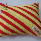 Red and Yellow Zipper Bag Handbag Purse