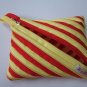 Red and Yellow Zipper Bag Handbag Purse