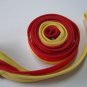 Red and Yellow Zipper Bag Handbag Purse