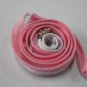 Pink and White Zipper Coin Purses / Wallets