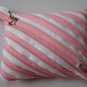 Pink and White Zipper Bag Handbag Purse