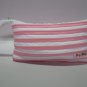 Pink and White Zipper Bag Handbag Purse