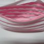 Pink and White Zipper Bag Handbag Purse