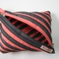Pink and Black Zipper Bag Handbag Purse