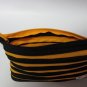 Orange and Black Zipper Bag Handbag Purse