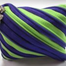 Green and Purple Zipper Coin Purses / Wallets