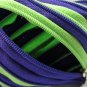 Green and Purple Zipper Coin Purses / Wallets