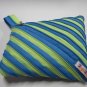 Green and Blue Zipper Bag Handbag Purse