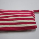 Dark Pink and Light Yellow Zipper Bag Handbag Purse