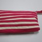 Dark Pink and Light Yellow Zipper Bag Handbag Purse
