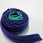 Dark Green and Purple Zipper Coin Purses / Wallets