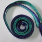 Dark Green and Purple Zipper Bag Handbag Purse