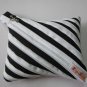 Black and White Zipper Bag Handbag Purse