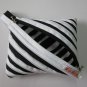 Black and White Zipper Bag Handbag Purse