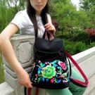 hand embroidered backpack, girls favorite school bag
