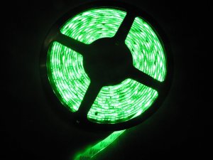 Green 5M 300 LED 5050 SMD Flexible LED Light Strip 12V waterproof IP65 60 LEDS/M