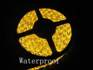 Yellow 5M 300 LED 5050 SMD Flexible LED Light Strip 12V Waterproof IP65