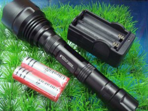 3800Lm 18W CREE 3 T6 lamps LED Torch Flashlight Torch+ 18650 batteryX2 + AC power charger