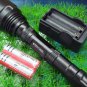 3800Lm 18W CREE 3 T6 lamps LED Torch Flashlight Torch+ 18650 batteryX2 + AC power charger