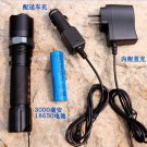 Flashlight 240 Lumens 5W CREE Q5 3 Models Zoomable Torch + battery+ car charger + AC charger