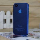 Ultra-thin 0.5mm Transparent Matte Shell Cover Case For iphone 4S 4G (8 Colors)