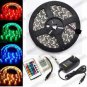 5M 5050 RGB Nonwaterproof Flexible Strip Light 300 LEDs+24Key IR+US Power Supply